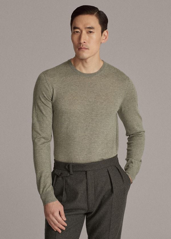 Suéter Ralph Lauren Cashmere Crewneck Homem 96083-WMJE